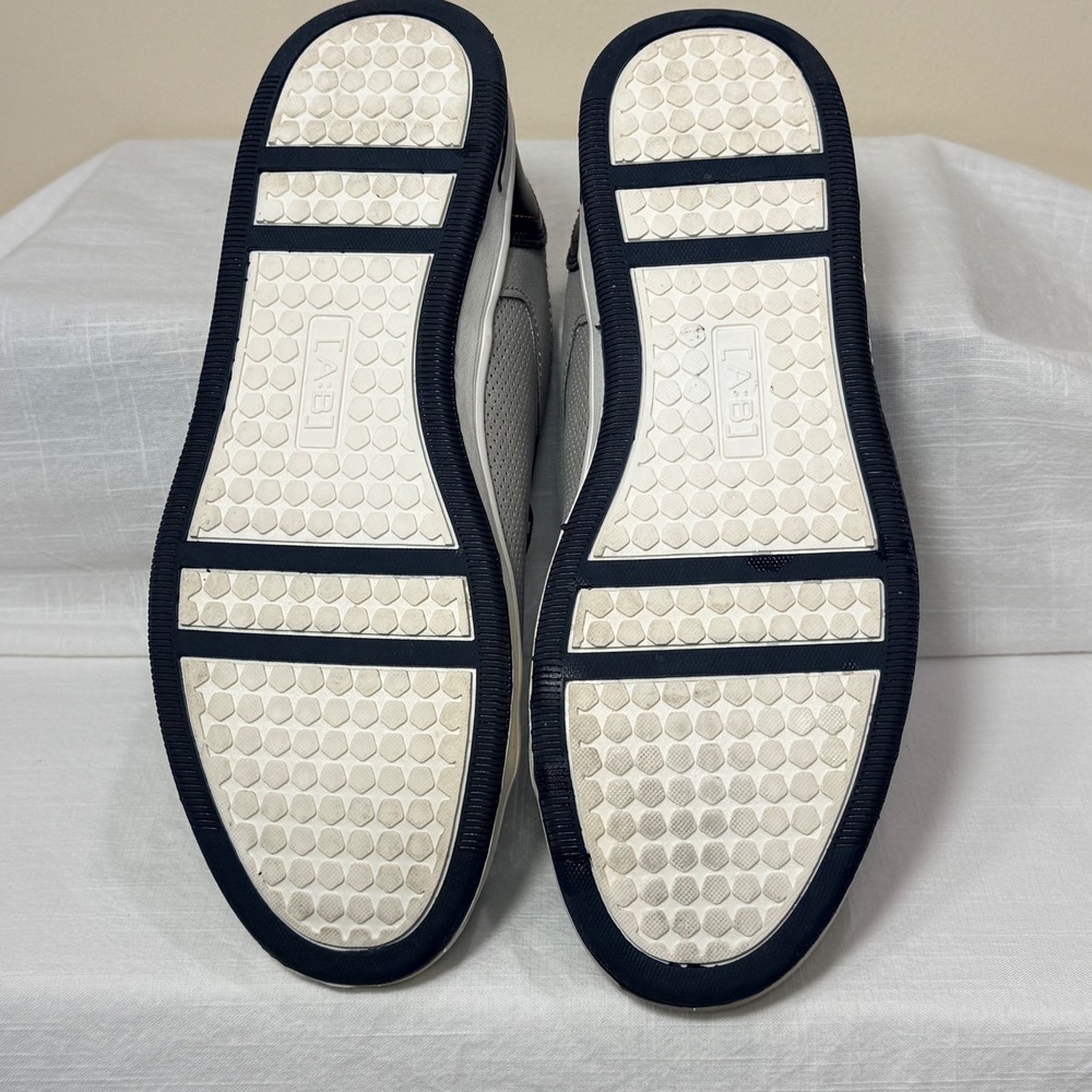Arrigo Bello Men's Gray Navy Casual Sneakers Size 10 US A0174-4 - Picture 7 of 15
